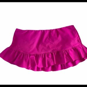 Island Escape Pink Swim Skirt Bottoms S